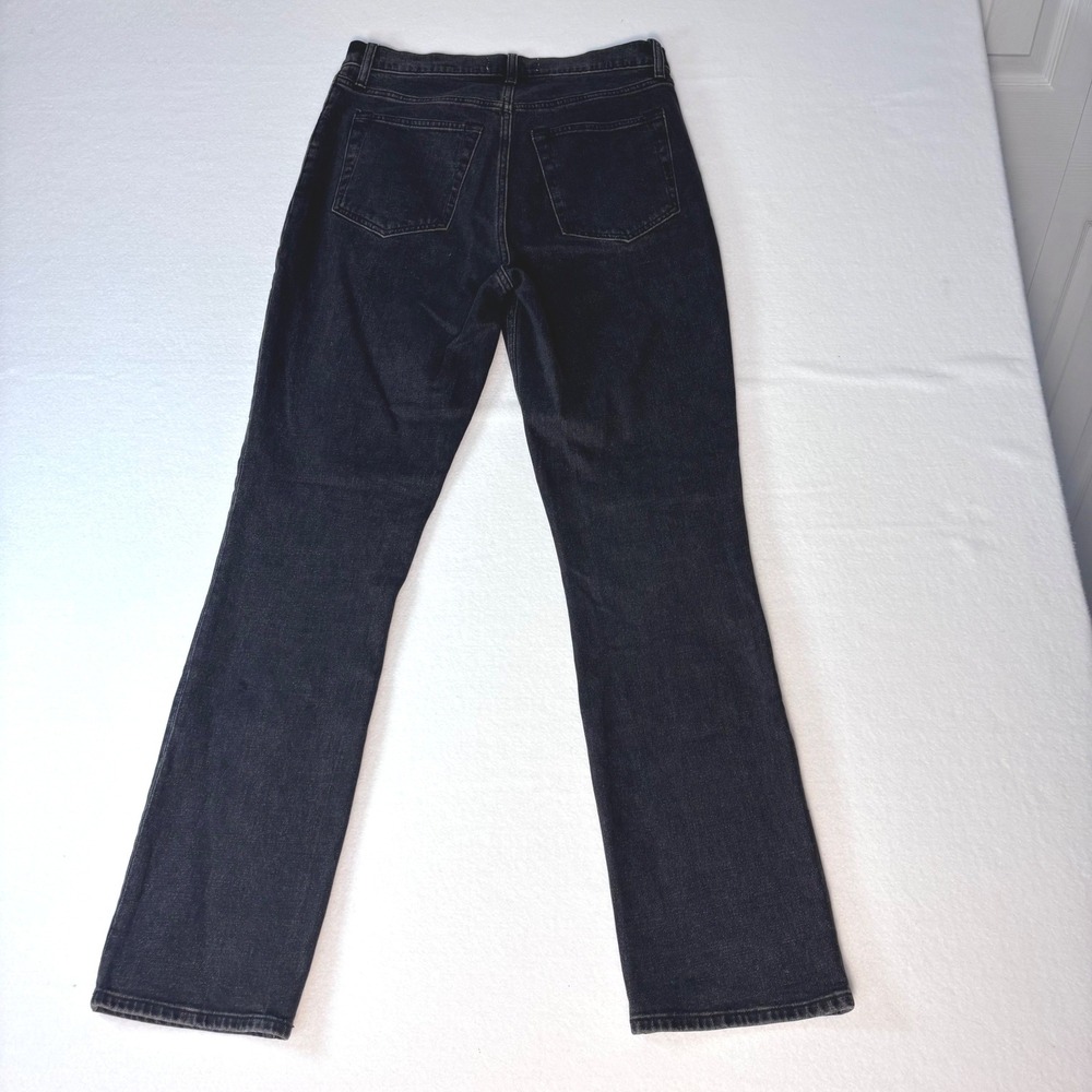 Abercrombie & Fitch The 90s Slim Straight Ultra High Rise Black Jeans 28 6 - Picture 10 of 11